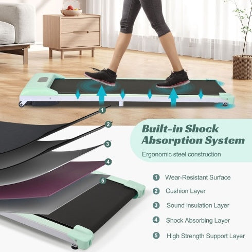 2 In 1 Under Desk Electric Treadmill